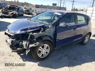 2012 Chevrolet Sonic LT with VIN 1G1JC6SBXC4216103, listed as a Copart auction lot 75721374 with 69,048 mi miles and Salvage Title. Bid and sale history available at carsss.com. Image 1.
