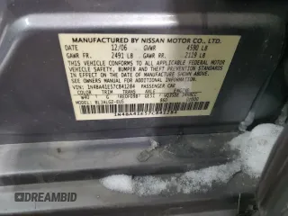 2007 Nissan Maxima 3.5 SL with VIN 1N4BA41E57C841284, listed as a Copart auction lot 45760345 with 176,128 mi miles and Clean Title. Bid and sale history available at carsss.com. Image 12.