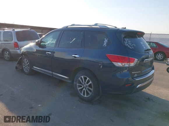 2013 Nissan Pathfinder SL with VIN 5N1AR2MM5DC642152, listed as a IAAI auction lot 41780601 with 153,975 mi miles and . Bid and sale history available at DreamBid. Image 3.