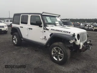 2021 Jeep Wrangler Unlimited Rubicon с VIN 1C4HJXFN1MW796739, выставлен на аукционе IAAI как лот 42540683 с пробегом 56 864 миль миль и . История ставок и продаж доступна на DreamBid. Изображение 1.