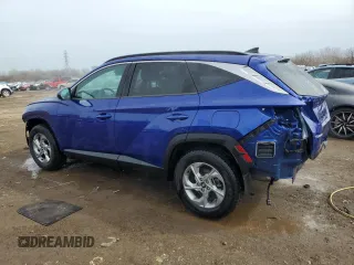 2022 Hyundai Tucson SEL with VIN 5NMJBCAE0NH020458, listed as a Copart auction lot 49184195 with 46,172 mi miles and Salvage Title. Bid and sale history available at DreamBid. Image 2.