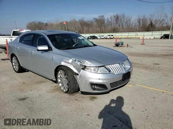 2010 Lincoln MKS EcoBoost with VIN 1LNHL9FT6AG612143, listed as a Copart auction lot 49469855 with 154,310 mi miles and Salvage Title. Bid and sale history available at DreamBid. Image 11.
