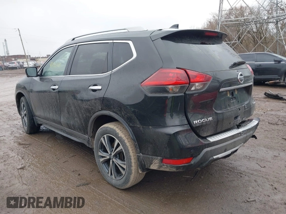 2019 Nissan Rogue SL with VIN 5N1AT2MV8KC823785, listed as a IAAI auction lot 41732018 with 107,449 mi miles and . Bid and sale history available at carsss.com. Image 3.