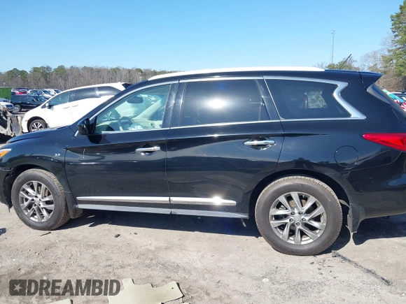 2014 Infiniti QX60 with VIN 5N1AL0MN9EC508017, listed as a IAAI auction lot 41591790 with 112,806 mi miles. Bid and sale history available at carsss.com. Image 14.