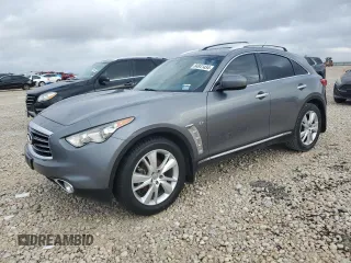 2016 Infiniti QX70 with VIN JN8CS1MU3GM671440, listed as a Copart auction lot 84841434 with 134,035 mi miles and Salvage Title. Bid and sale history available at DreamBid. Image 1.