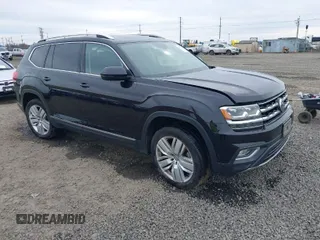 2018 Volkswagen Atlas SEL Premium with VIN 1V2NR2CAXJC554740, listed as a IAAI auction lot 41773681 with 83,296 mi miles and . Bid and sale history available at DreamBid. Image 1.