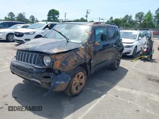 2023 Jeep Renegade Latitude with VIN ZACNJDB10PPP71320, listed as a IAAI auction lot 42174114 with 27,841 mi miles and . Bid and sale history available at carsss.com. Image 2.