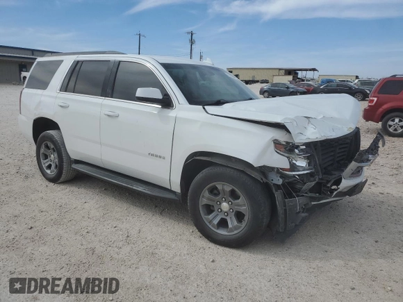 2018 Chevrolet Tahoe LS with VIN 1GNSCAEC8JR351011, listed as a Copart auction lot 49420825 with 83,322 mi miles and Salvage title. Bid and sale history available at DreamBid. Image 4.