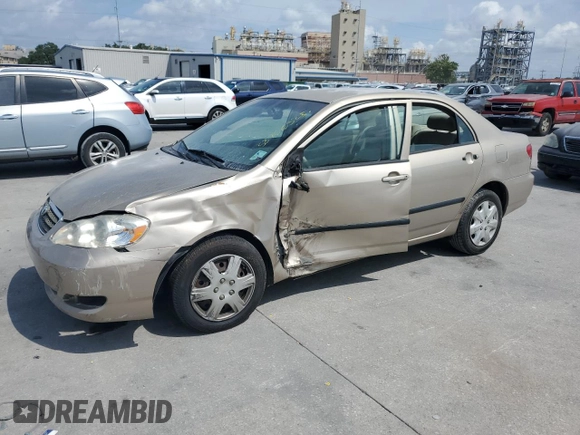 2006 Toyota Corolla CE with VIN 1NXBR32E06Z746664, listed as a Copart auction lot 53706325 with Not Provided miles and Salvage Title. Bid and sale history available at DreamBid. Image 1.