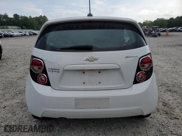 2016 Chevrolet Sonic LS with VIN 1G1JA6SH3G4167472, listed as a Copart auction lot 53457405 with 45,221 mi miles and Salvage title. Bid and sale history available at DreamBid. Image 6.