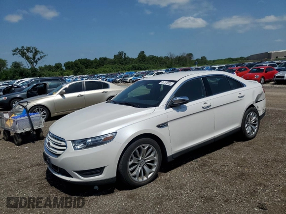 2014 Ford Taurus Limited with VIN 1FAHP2F84EG121559, listed as a Copart auction lot 61764825 with 82,548 mi miles and Salvage title. Bid and sale history available at DreamBid. Image 1.