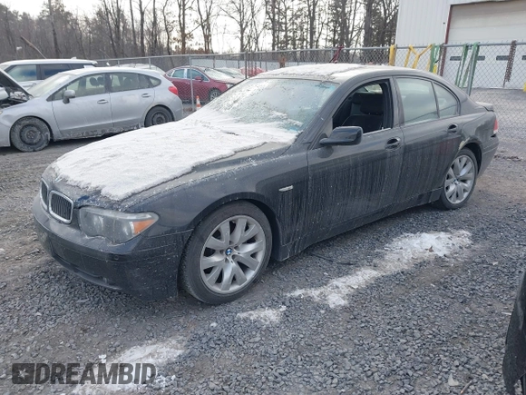 2003 BMW 7 Series 745i with VIN WBAGL63493DP67766, listed as a IAAI auction lot 41276771 with 92,681 mi miles and . Bid and sale history available at DreamBid. Image 17.