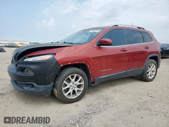 2017 Jeep Cherokee Latitude with VIN 1C4PJLCB5HW666869, listed as a Copart auction lot 57664235 with 34,501 mi miles and Salvage title. Bid and sale history available at DreamBid. Image 1.