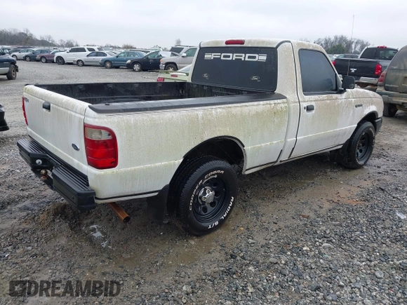 2001 Ford Ranger XL with VIN 1FTYR10C11TA34182, listed as a IAAI auction lot 41651908 with 189,926 mi miles. Bid and sale history available at carsss.com. Image 4.