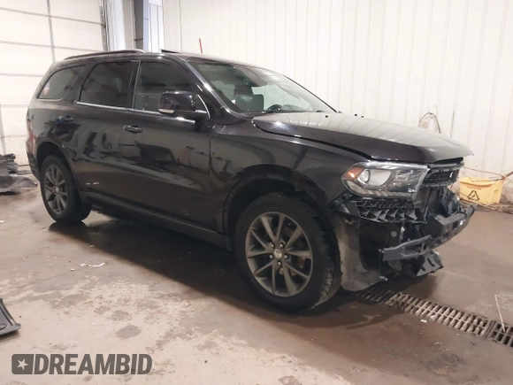 2018 Dodge Durango GT with VIN 1C4RDJDG4JC393543, listed as a IAAI auction lot 41989732 with 128,992 mi miles and . Bid and sale history available at DreamBid. Image 1.