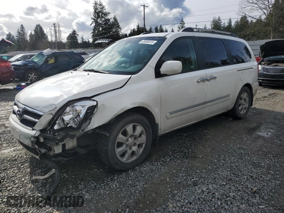 2007 Hyundai Entourage GLS z VIN KNDMC233576034307, wystawiony jako Copart lot #45955815 z przebiegiem 95 854 mil mil oraz Szkoda całkowita • Salvage title. Historia ofert i sprzedaży dostępna na DreamBid. Obrazek 1.
