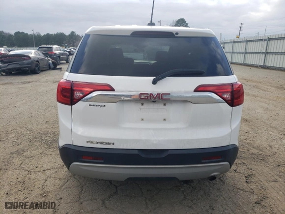 2018 GMC Acadia SLE with VIN 1GKKNKLA1JZ142238, listed as a Copart auction lot 43529935 with 211,513 mi miles and Salvage Title. Bid and sale history available at carsss.com. Image 6.