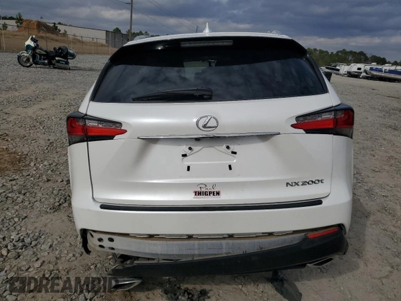 2017 Lexus NX with VIN JTJYARBZ2H2071455, listed as a Copart auction lot 43313885 with 110,816 mi miles and Salvage Title. Bid and sale history available at carsss.com. Image 6.