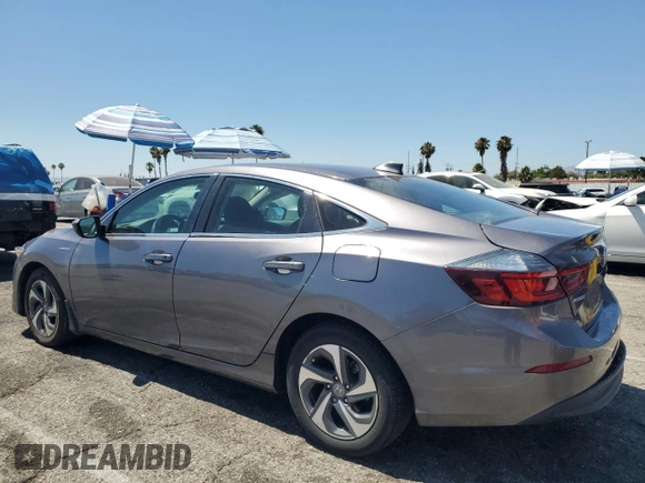 2019 Honda Insight EX with VIN 19XZE4F59KE001449, listed as a Copart auction lot 61997265 with 93,181 mi miles and Salvage title. Bid and sale history available at DreamBid. Image 2.