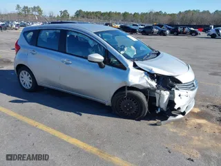 2015 Nissan Versa Note S with VIN 3N1CE2CP1FL446160, listed as a IAAI auction lot 41498663 with 101,139 mi miles. Bid and sale history available at carsss.com. Image 1.