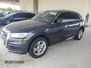2019 Audi Q5 Premium with VIN WA1ANAFY7K2081475, listed as a Copart auction lot 56350515 with 140,673 mi miles and Salvage title. Bid and sale history available at DreamBid. Image 1.