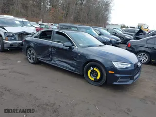 2018 Audi A4 Premium Plus with VIN WAUENAF41JA056500, listed as a IAAI auction lot 41669838 with 80,738 mi miles. Bid and sale history available at carsss.com. Image 1.
