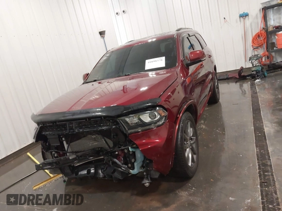 2017 Dodge Durango GT with VIN 1C4RDJDG2HC758070, listed as a IAAI auction lot 41898378 with 153,856 mi miles and . Bid and sale history available at carsss.com. Image 13.