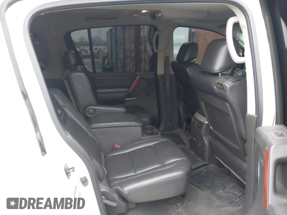 2007 Infiniti QX56 with VIN 5N3AA08A17N802779, listed as a IAAI auction lot 41461156 with 148,006 mi miles. Bid and sale history available at carsss.com. Image 8.