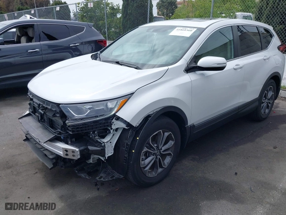 2022 Honda CR-V EX with VIN 5J6RW1H54NA004253, listed as a IAAI auction lot 41860360 with 10,006 mi miles. Bid and sale history available at carsss.com. Image 19.