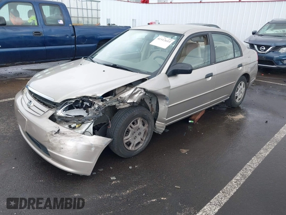 2001 Honda Civic LX with VIN JHMES16551S008933, listed as a IAAI auction lot 41912653 with 142,277 mi miles and . Bid and sale history available at DreamBid. Image 18.