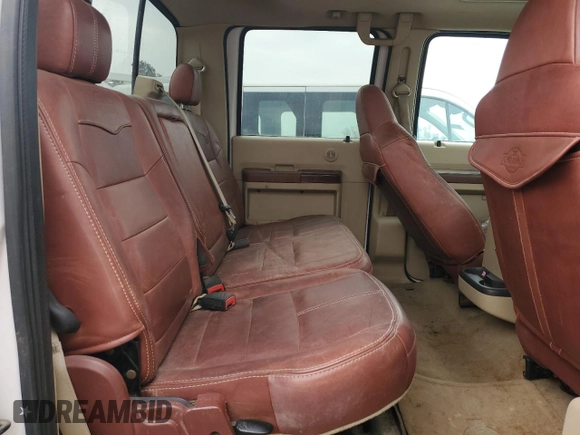 2010 Ford F-350 XL with VIN 1FTWW3DR4AEA57907, listed as a Copart auction lot 43471945 with 121,505 mi miles and Salvage title. Bid and sale history available at DreamBid. Image 10.
