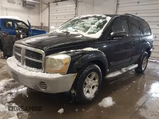 2005 Dodge Durango SXT with VIN 1D4HB38N15F610902, listed as a IAAI auction lot 41599584 with 175,661 mi miles and . Bid and sale history available at DreamBid. Image 2.