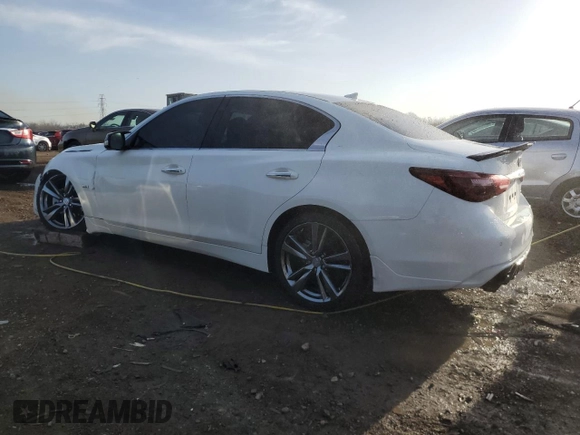 2019 Infiniti Q50 Luxe с VIN JN1EV7AP4KM540753, выставлен на аукционе Copart как лот 49520365 с пробегом 63 269 миль миль и Списание • Salvage title. История ставок и продаж доступна на DreamBid. Изображение 2.