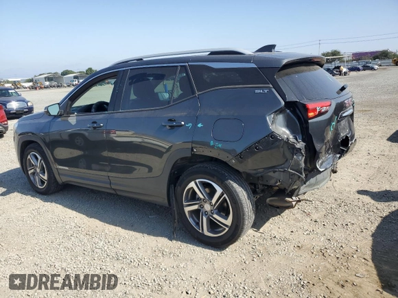 2020 GMC Terrain SLT with VIN 3GKALPEV3LL234587, listed as a Copart auction lot 61223135 with 37,989 mi miles and Salvage title. Bid and sale history available at DreamBid. Image 2.