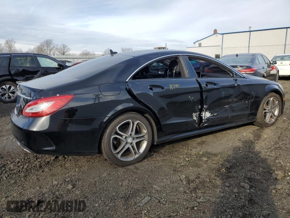 2015 Mercedes-Benz CLS-Class CLS 400 with VIN WDDLJ6FB7FA152999, listed as a Copart auction lot 80857103 with 90,554 mi miles. Bid and sale history available at carsss.com. Image 3.