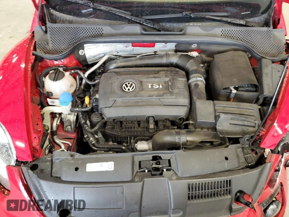 2015 Volkswagen Beetle with VIN 3VW7S7AT1FM822318, listed as a Copart auction lot 71398644 with 73,421 mi miles and Salvage Title. Bid and sale history available at DreamBid. Image 11.