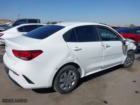 2023 Kia Rio S with VIN 3KPA24AD6PE599186, listed as a IAAI auction lot 41720658 with 30,153 mi miles. Bid and sale history available at carsss.com. Image 4.