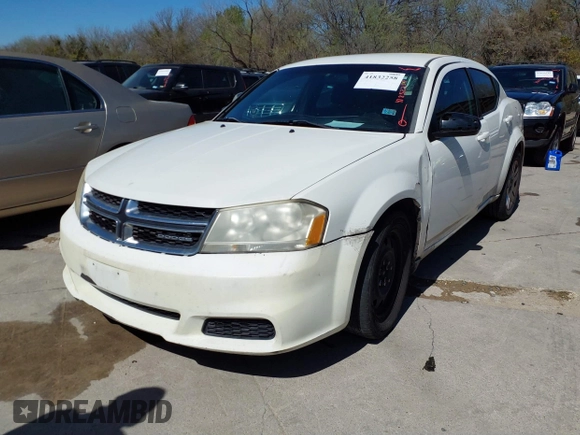 2011 Dodge Avenger Express with VIN 1B3BD4FBXBN501370, listed as a IAAI auction lot 41832258 with 221,468 mi miles and . Bid and sale history available at DreamBid. Image 2.