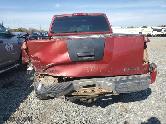 2004 Nissan Titan LE with VIN 1N6AA07B24N530646, listed as a Copart auction lot 89250065 with 0 mi miles and Salvage Title. Bid and sale history available at carsss.com. Image 6.
