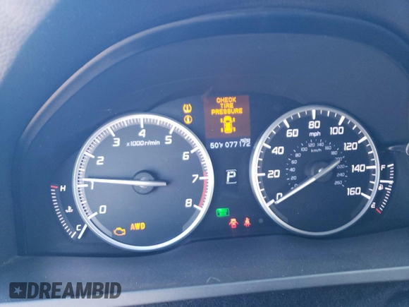 2018 Acura RDX w/Technology Pkg with VIN 5J8TB4H57JL025395, listed as a Copart auction lot 85678604 with 77,172 mi miles and Salvage Title. Bid and sale history available at carsss.com. Image 9.