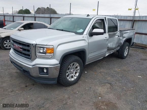 2014 GMC Sierra 1500 SLE with VIN 3GTU2UEC0EG558486, listed as a IAAI auction lot 41750451 with 173,098 mi miles. Bid and sale history available at carsss.com. Image 2.