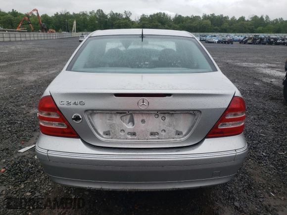 2002 Mercedes-Benz C 230/260/280/320 with VIN WDBRF61J32F269639, listed as a Copart auction lot 57398875 with Not provided miles and Salvage title. Bid and sale history available at DreamBid. Image 6.