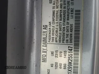 2009 Smart fortwo Passion с VIN WMEEK31X99K255147, выставлен на аукционе Copart как лот 64557085 с пробегом 70 824 миль миль и Чистый • Clean title. История ставок и продаж доступна на DreamBid. Изображение 12.