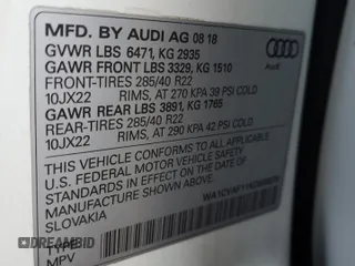 2019 Audi Q8 Prestige with VIN WA1CVAF11KD006075, listed as a Copart auction lot 67063844 with 142,069 mi miles and Clean Title. Bid and sale history available at carsss.com. Image 13.