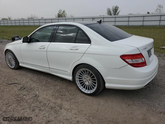 2009 Mercedes-Benz C-Class 3.0L Sport with VIN WDDGF54X89R057482, listed as a Copart auction lot 49086165 with 52,893 mi miles and Salvage Title. Bid and sale history available at carsss.com. Image 2.