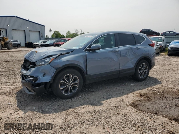 2020 Honda CR-V EX with VIN 2HKRW2H59LH671479, listed as a Copart auction lot 58691735 with 55,391 mi miles and Salvage title. Bid and sale history available at DreamBid. Image 1.