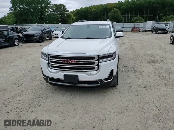 2020 GMC Acadia SLT with VIN 1GKKNML44LZ202439, listed as a Copart auction lot 71468084 with 100,574 mi miles and Salvage Title. Bid and sale history available at DreamBid. Image 10.