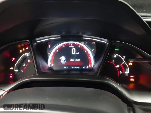 2019 Honda Civic Sport with VIN 19XFC2F86KE022749, listed as a IAAI auction lot 42127993 with 116,279 mi miles and . Bid and sale history available at DreamBid. Image 7.