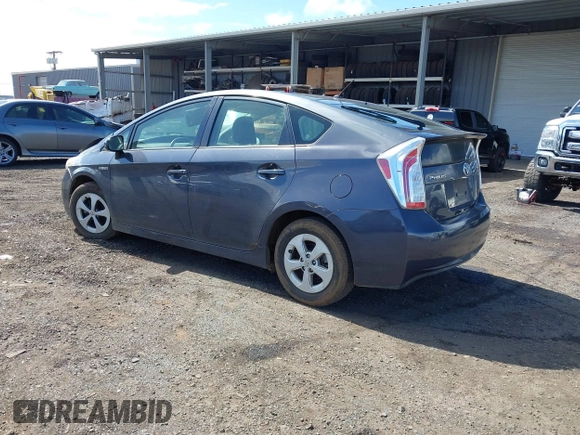 2012 Toyota Prius One with VIN JTDKN3DU3C1541390, listed as a IAAI auction lot 41492260 with 134,530 mi miles. Bid and sale history available at carsss.com. Image 3.