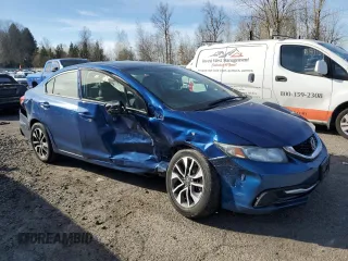 2015 Honda Civic EX with VIN 19XFB2F86FE220529, listed as a Copart auction lot 50651125 with 105,982 mi miles and Salvage Title. Bid and sale history available at DreamBid. Image 4.
